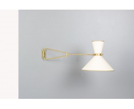 Applique modèle Diabolo laiton et métal édition Lunel 1950