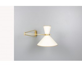 Applique modèle Diabolo laiton et métal édition Lunel 1950