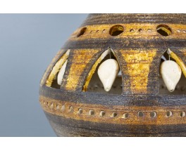 Lampe en céramique par Georges Pelletier – Années 1970