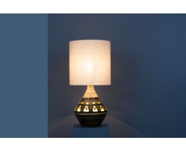 Lampe en céramique par Georges Pelletier – Années 1970