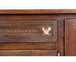 Oak Sideboard by Étienne Kohlmann – Copper Handles, 1950s Design