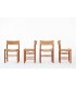 Chairs model Dordogne in ash and straw edition Sentou 1950 set of 4