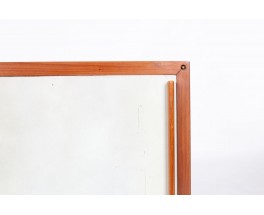 Andre Sornay cabinet in beech and beige panels 1960