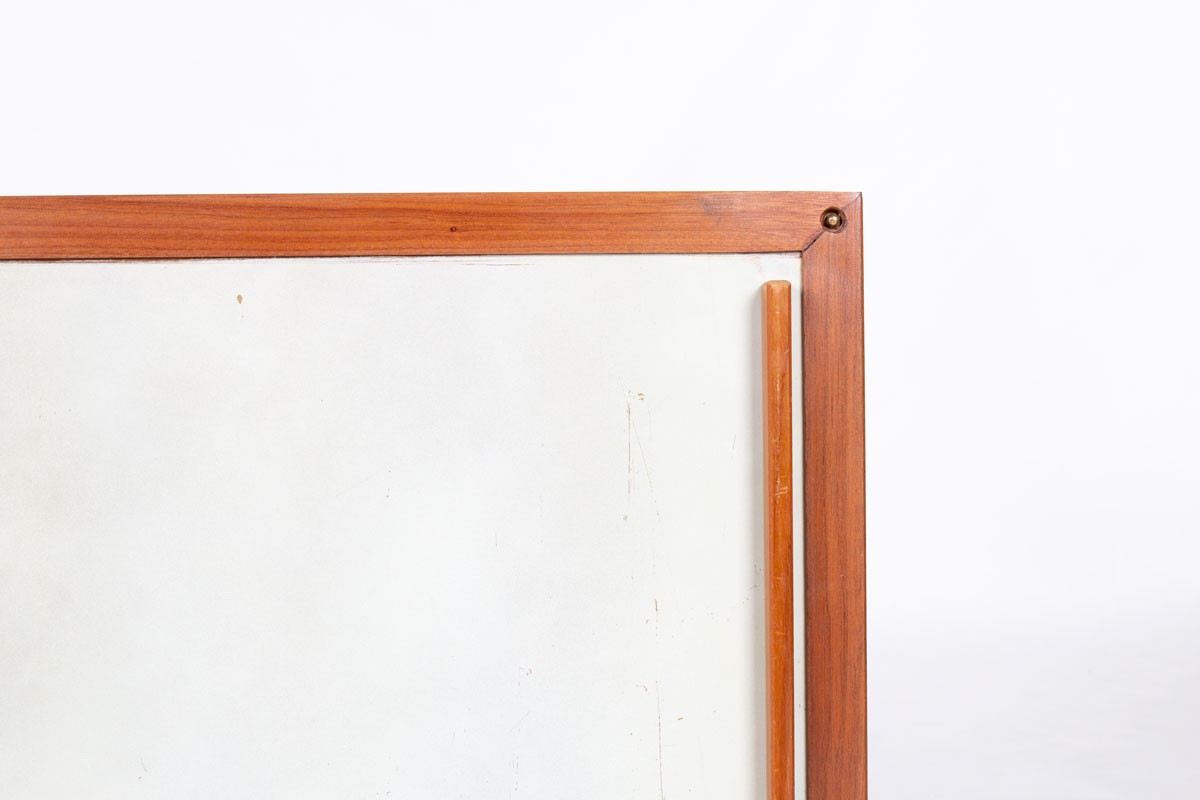 Meuble André Sornay hêtre et panneaux beige 1960