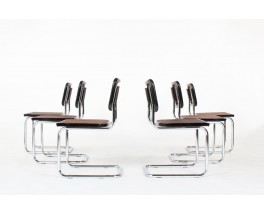Marcel Breuer chairs model Cesca B32 edition Thonet 1970 set of 6