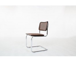 Marcel Breuer chairs model Cesca B32 edition Thonet 1970 set of 6