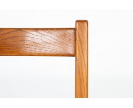 Chairs in elm design brutalist chalet spirit 1950 set of 6