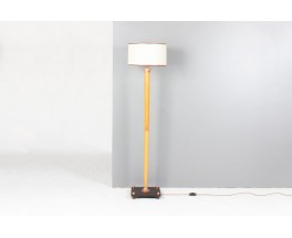 Lampadaire poirier cuivre et bakelite design Art Deco 1930