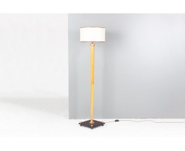 Lampadaire poirier cuivre et bakelite design Art Deco 1930