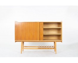 Buffet René Jean Caillette en frêne edition Charron 1950