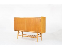 Buffet René Jean Caillette en frêne edition Charron 1950