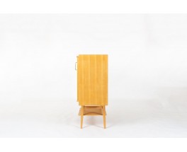 Rene Jean Caillette sideboard in ash, Charron edition, 1950