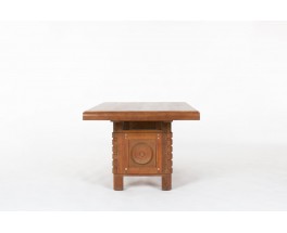 Table de repas rectangulaire en chêne 1930