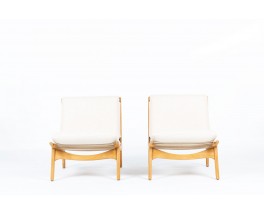 Chauffeuses Joseph André Motte modèle 790 édition Steiner 1960 set de 2