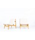 Joseph Andre Motte low chairs model 790 edition Steiner 1960 set of 2
