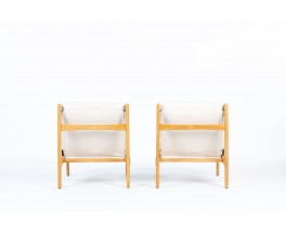 Joseph Andre Motte low chairs model 790 edition Steiner 1960 set of 2
