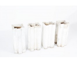 Willy Guhl Puzzle model planters, Eternit edition, 1960