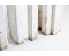 Willy Guhl Puzzle model planters, Eternit edition, 1960