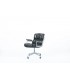 Office armchair by Eames model Lobby in leather edition Mobilier International 1960