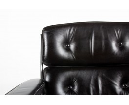 Fauteuil de bureau Eames modèle Lobby en cuir édition Mobilier International 1960