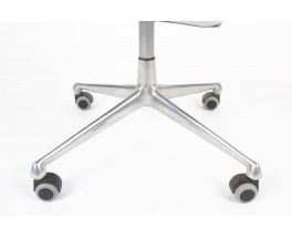 Fauteuil de bureau Eames modèle Lobby en cuir édition Mobilier International 1960