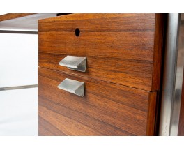 Alain Richard desk in rosewood edition Meuble TV 1960