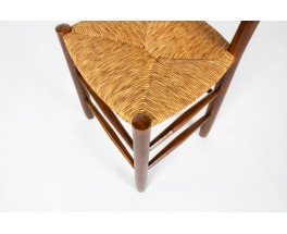 Chaises Charlotte Perriand modèle Bauche n°19 édition Steph Simon 1950 set de 4