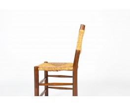 Chaises Charlotte Perriand modèle Bauche n°19 édition Steph Simon 1950 set de 4