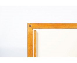 Enfilade André Sornay en acajou et laque blanche 1960