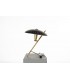 Louis Kalff lamp Z model in brass and black metal by Philips 1950