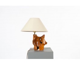 Lamp in olive tree with paper lampshade 1950