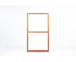 Andre Sornay wardrobe in mahogany and beige panels 1960