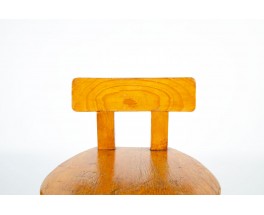 Meribel Chair in Pine by Christian Durupt – Vintage French Design, 1960s