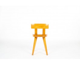 Meribel Chair in Pine by Christian Durupt – Vintage French Design, 1960s