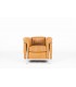 Fauteuil LC2 en cuir marron – Le Corbusier, Pierre Jeanneret & Charlotte Perriand