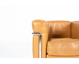 Fauteuil LC2 en cuir marron – Le Corbusier, Pierre Jeanneret & Charlotte Perriand