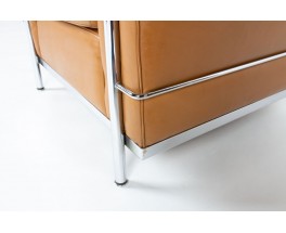 LC2 Armchair in Brown Leather – Le Corbusier, Pierre Jeanneret & Charlotte Perriand