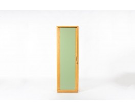 Vestiaire André Sornay hêtre et laque – Design moderniste français des années 60