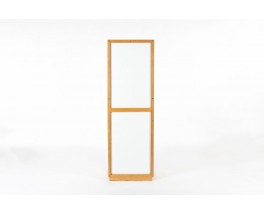 Vestiaire André Sornay hêtre et laque – Design moderniste français des années 60