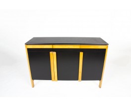 Meuble de rangement André Sornay en hêtre 1960