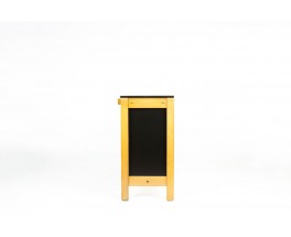Meuble de rangement André Sornay en hêtre 1960
