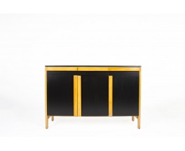 Meuble de rangement André Sornay en hêtre 1960