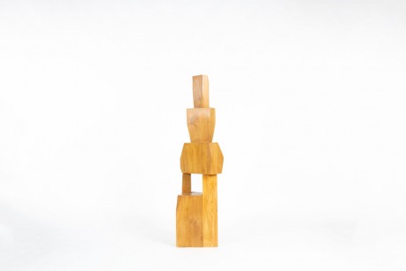 Sculpture en chêne massif Cairn II Collection Galerie44