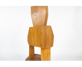 Solid oak sculpture Cairn II, Galerie44 Collection