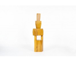 Sculpture en chêne massif Cairn II Collection Galerie44