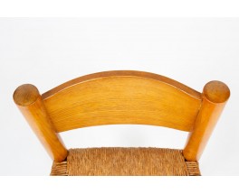Charlotte Perriand chairs model Meribel edition Steph Simon 1950 set of 6