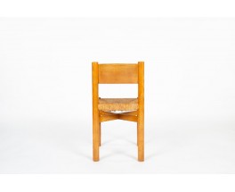 Chaises Charlotte Perriand modèle Méribel édition Steph Simon 1950 set de 6