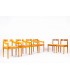 Carimate set from Vico Magistretti edition Cassina 1960 set of 6