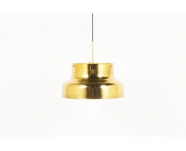 Grande suspension Anders Pehrson modele Bumling en laiton edition Atelier Lyktan 1960